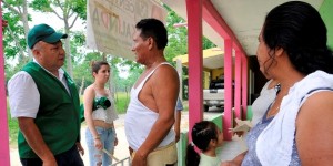 Habitantes de Guineo respaldan a José Manuel Cerna Gil