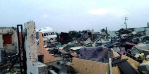 Destruye tornado viviendas en Ciudad Acuña