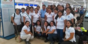 Viajan 26 mujeres Indígenas Becarias de Quintana Roo a Canadá