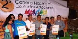 Carrera atlética para combatir las adicciones en Playa del Carmen