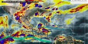 Se prevén lluvias intensas en Veracruz, Oaxaca y Chiapas
