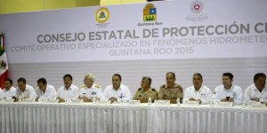 Instalan en Quintana Roo, Comité Operativo en Fenómenos Hidrometeorológicos 2015