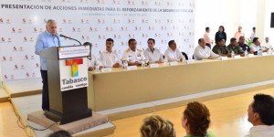 No regatearemos esfuerzos, ni recursos para la seguridad de Tabasco: Arturo Núñez