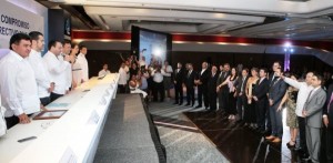 El gobernador toma protesta al Consejo Directivo 2015-2017 de la COPARMEX Cancún