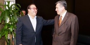 Se reúne Javier Duarte con el Presidente de la CNDH