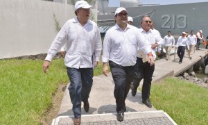 Supervisa Javier Duarte terminal de contenedores en Tuxpan