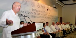 Anuncia SEMARNAT 250 mil jornales del Programa de Empleo Temporal para Veracruz