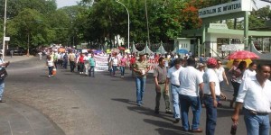 Marcha CNTE contra la reforma educativa en Tabasco