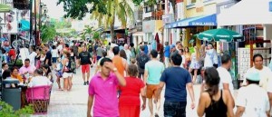 Gran afluencia de turistas en la Riviera Maya