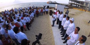 Mega limpieza de playas en el aniversario XXII de Solidaridad: Mauricio Gongora