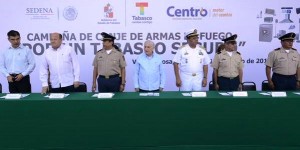 Encabeza el gobernador Arturo Núñez campaña por un Tabasco seguro