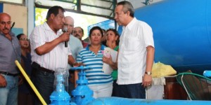 Soluciona Bertruy abasto de agua y anegamientos en Plaza Villahermosa