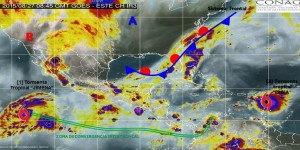 Se pronostican lluvias intensas en Veracruz, Tabasco y Guerrero