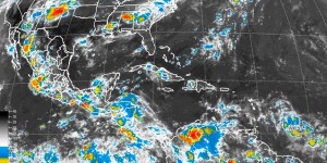 Lluvias muy fuerte se prevé en Yucatán, Campeche, Chiapas y Tabasco