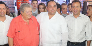 Felicita el gobernador a Don Gastón Alegre López, por su onomástico 82 y 60 años de carrera como abogado