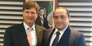 El gobernador Roberto Borge se reúne con el nuevo secretario Federal de turismo