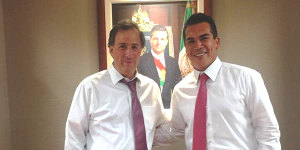 El gobernador de Campeche, Alejandro Moreno gestiona recursos ante la SEDESOL