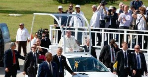 El Papa Francisco, ya está en Holguín, Cuba