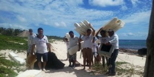 Cierra con éxito la limpieza de Playas en X´Cacel X´Cacelito