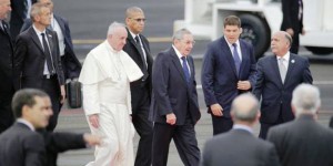 Papa Francisco, llego a La Habana, Cuba