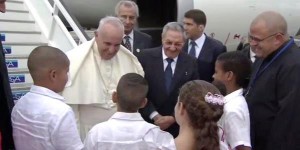 Reciben 100 mil personas al Papa en Cuba