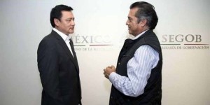 El Secretario de Gobernación recibe al gobernador electo de Nuevo León