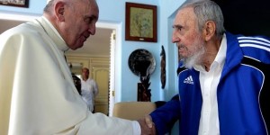 Fidel Castro se reúne con el Papa Francisco en Cuba