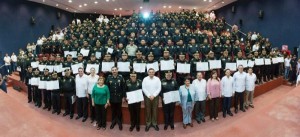 Respaldan preparación académica de policías en Yucatán