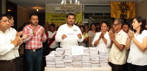 Más de 40 mil firmas de apoyo para Gerardo Gaudiano presenta PRD Centro