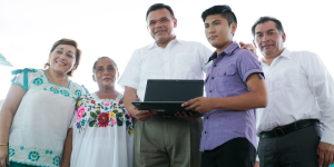 Más apoyos del programa Bienestar Digital llegan a comunidades de Yucatán
