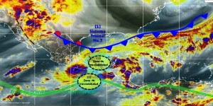 Continuara temporal de lluvias desde el Oriente, Sur, Sureste y en la Península de Yucatán