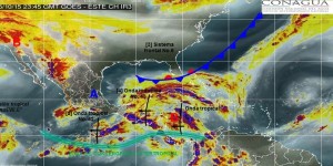 Se prevé lluvias intensas en Chiapas, Tabasco, Veracruz y Quintana Roo