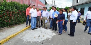 Supervisa Tercera Inspectora obras y acciones en Huimanguillo