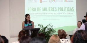 Inaugura Mariana Zorrilla de Borge Foro de Mujeres Políticas