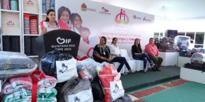 Inicia Mariana Zorrilla de Borge la colecta estatal “Abrigando Familias con Amor”