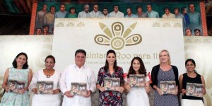 Asiste Mariana Zorrilla de Borge a la presentación del libro “Quintana Roo para Ti”