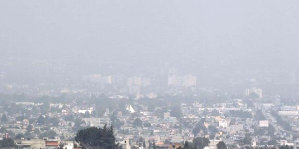 Amanece el DF con particulas contaminantes