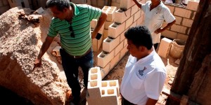 A buen ritmo avanza construcción de viviendas para policías en Yucatán