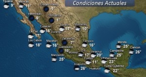 Continuara el ambiente frio, las nevadas y los vientos fuertes, en distintas partes de México