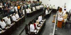Realizan Junta Preparatoria diputados de la LXII Legislatura en Tabasco