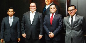 Se reúne Gobernador con magistrados del Tribunal Electoral del Estado de Veracruz