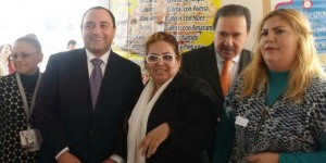 Roberto Borge y Emilio gamboa coinciden en el primer Encuentro Nacional de mujeres Mipymes