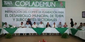 Instalan en Teapa el COPLADEMUN para el buen desarrollo del municipio