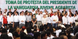 Rinde protesta líder nacional de la Vanguardia Juvenil Agrarista en Veracruz