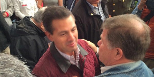 Enrique peña nieto con el alcalde cuco rovirosa