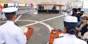 Realizan entrega-recepción del Mando de Armas de la Fuerza Naval del Golfo en Tuxpan