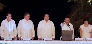 En histórico día, el gobernador Roberto Borge atestigua la instalación del Concejo municipal de Puerto Morelos