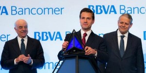 Inaugura el presidente Enrique Peña Nieto la Torre BBVA Bancomer