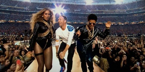 Coldplay, Beyonce y BrunoMars NFL