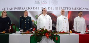 Reconoce Gobierno de Veracruz heroica labor del Ejército Mexicano en su día
